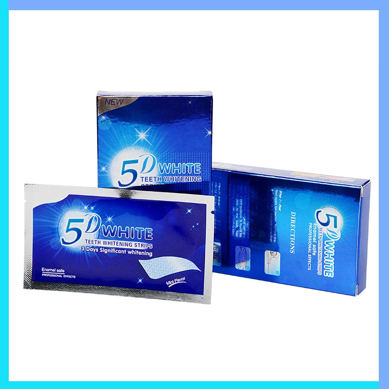 

5D Gel Teeth Whitening Strips White Tooth Dental Kit Oral Hygiene Care Strip Whitening Stickers for Teeth Veneers Teeth Whiten