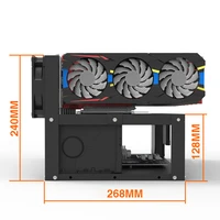 steel open air miner mining frame rig case up to 8 gpu for crypto coin currency bitcoin mining