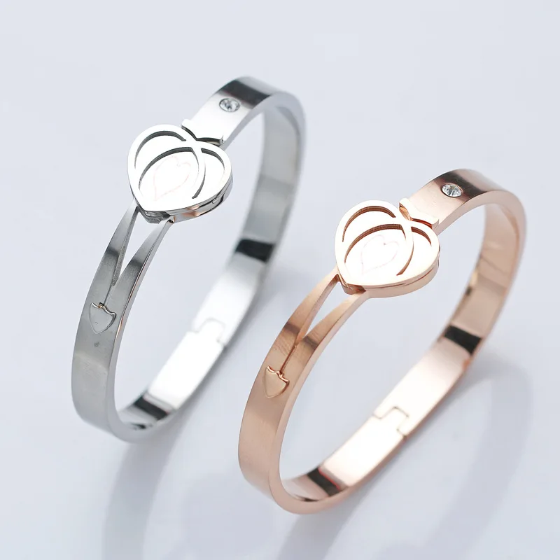 Пара влюбленных ювелирные изделия любовь сердце замок браслет браслеты из