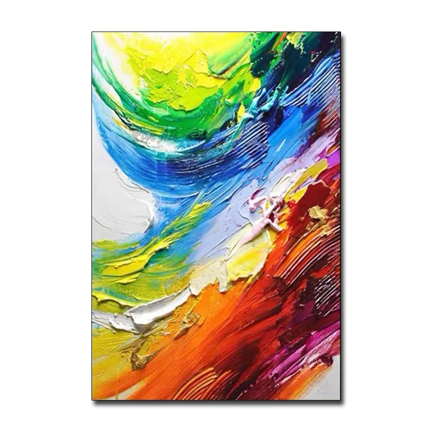 

No Framed Hot Sell Modern Wall Paintings Hand Made Landscape Home Decorative Art Picture Hand Painted Canvas Oil Painting