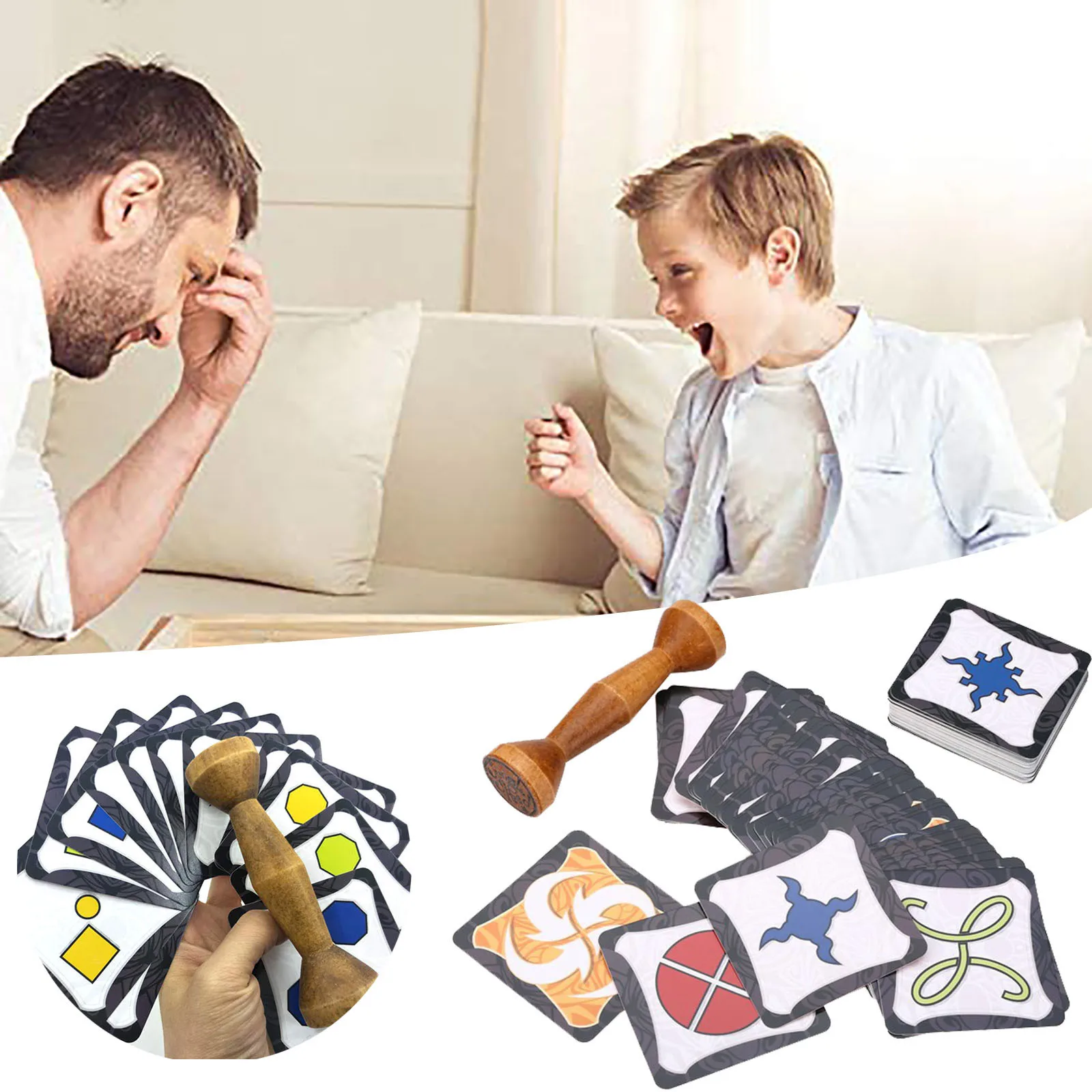 

Game Jungle Run Fast Pair Speed Forest For Party Fun Cards 80 Cards New Totem Funny Party Card Games