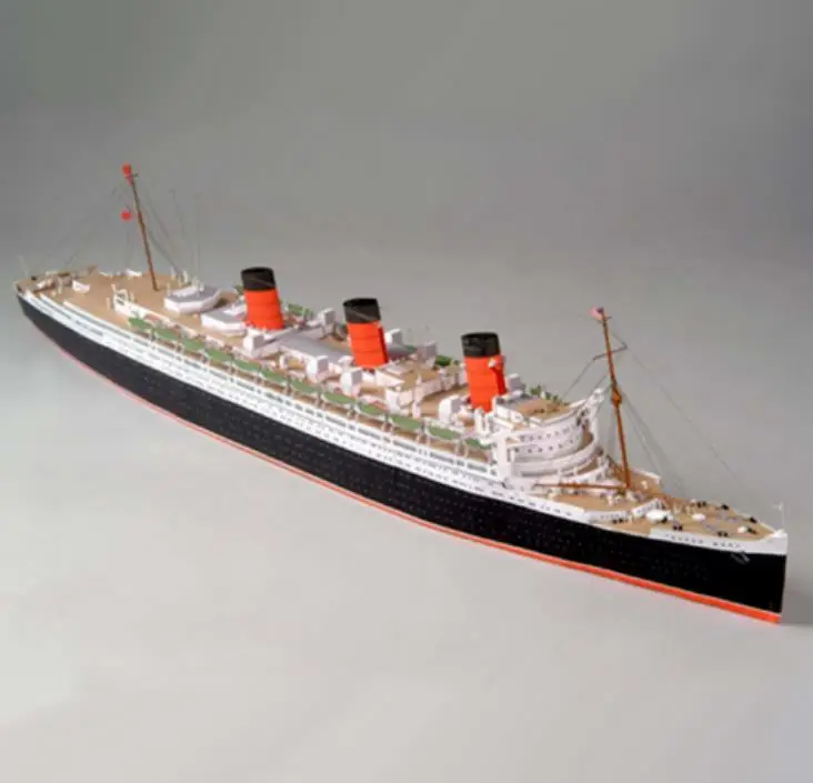 Британская королевская почта Пароварка RMS queen Mary океан лайнер 3D бумажный