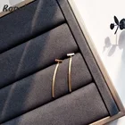 Ювелирные изделия ROPUHOV 2021, модные корейские драматические серьги, простые серебряные серьги