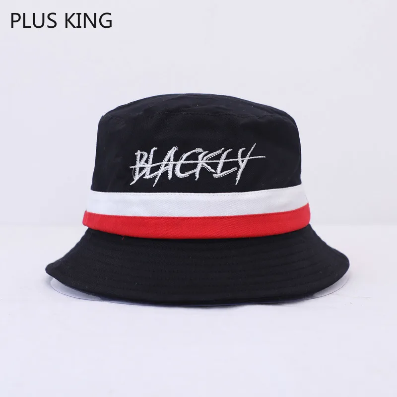 Blackly хип-хоп Мужская шляпа-Панама женская модная шляпка хараджуку полоса черный