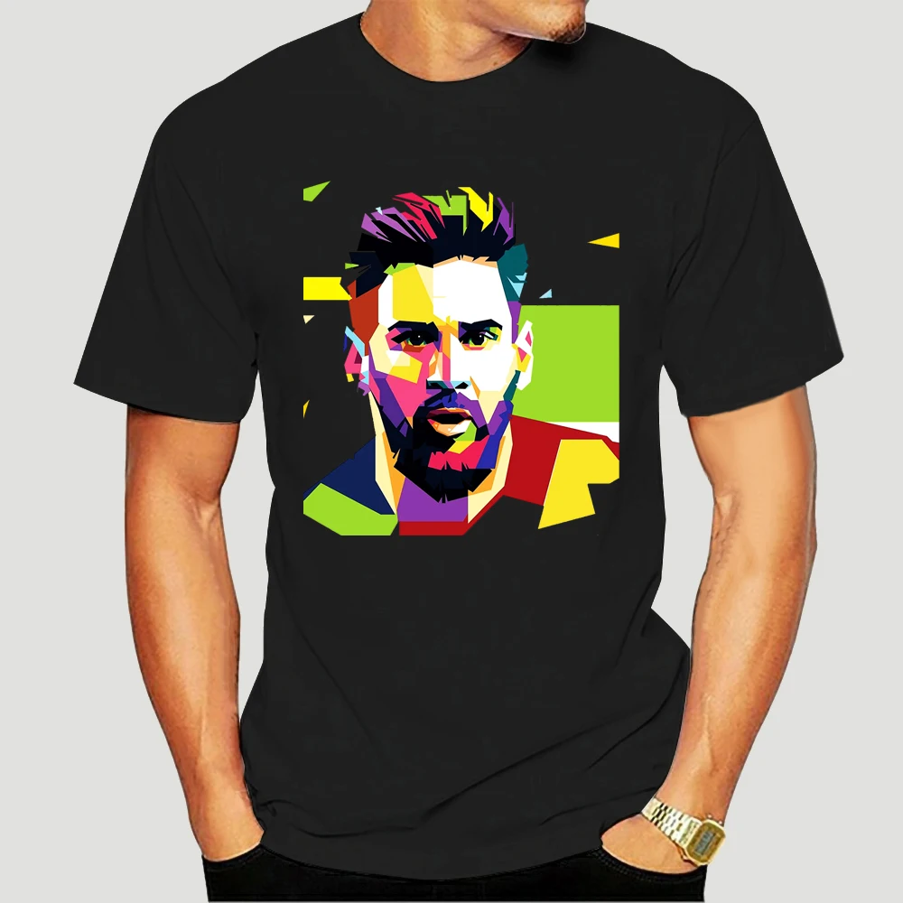 

Fashion Printing Barcelona Men's Short sleeve Messi 10 T-shirt cotton tshirt Tops Argentina jersey Hipster fans tee shirt 8877X