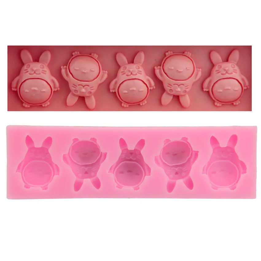 

Силиконовая форма для торта с мультяшным котом, 5 отверстий