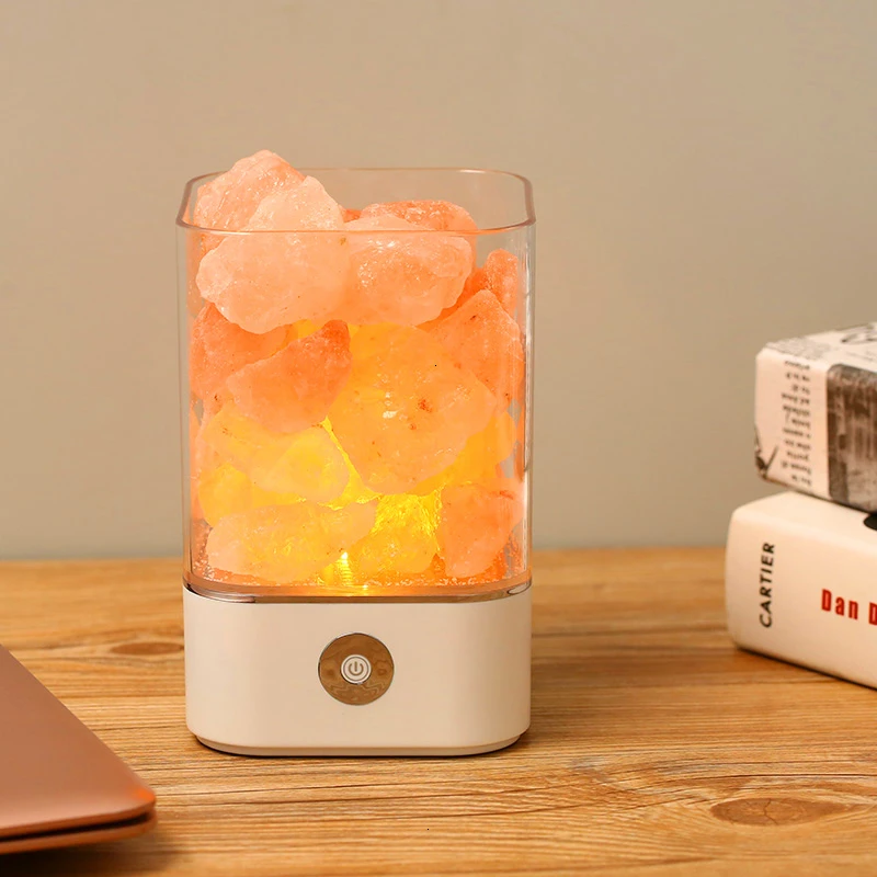Оригинальность Современная хрустальная солонка прикроватная лампа для спальни