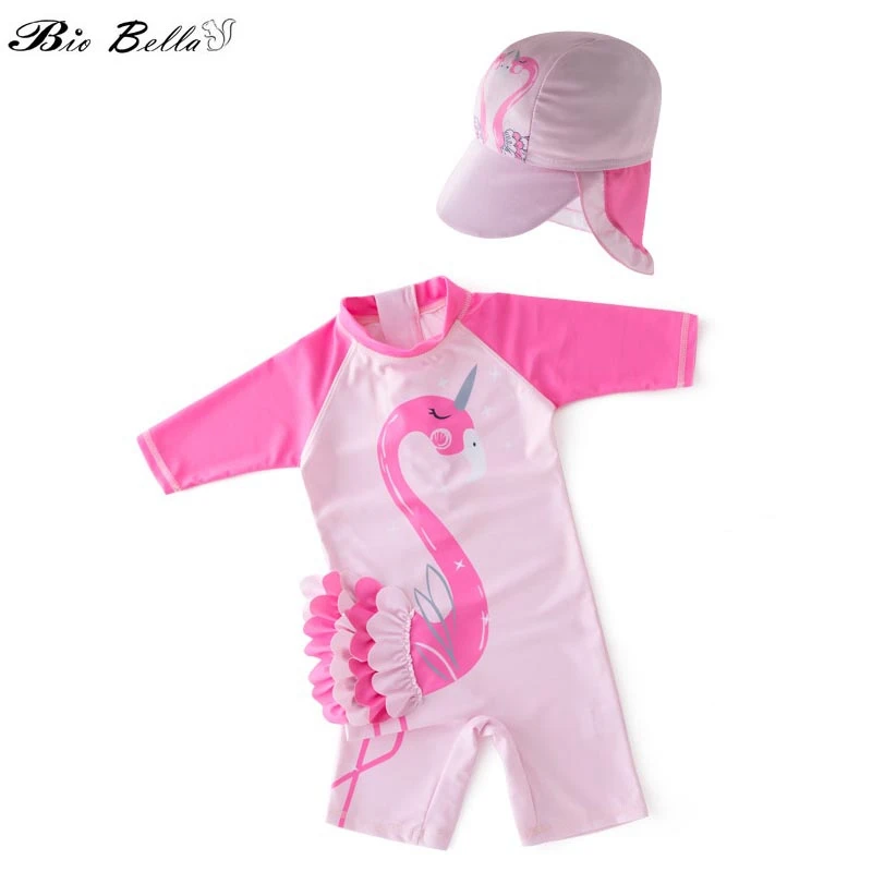 Купальник для маленьких девочек Детский комплект бикини Солнцезащитный милый