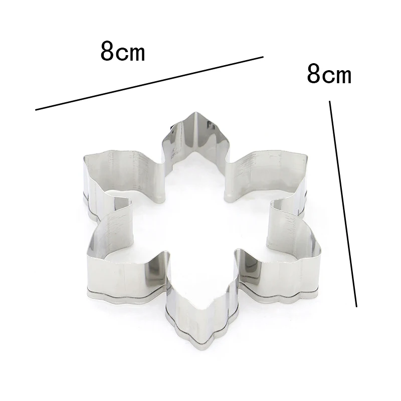 3D нержавеющая сталь Рождественская форма для печенья Форма выпечки Пряники
