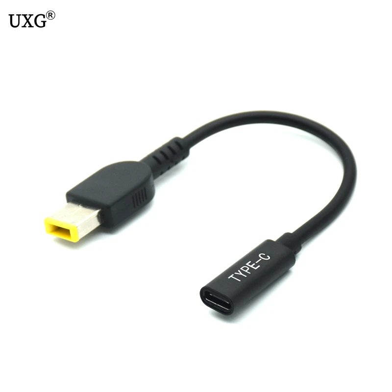 Ноутбук DC адаптер питания Разъем конвертер кабель Шнур usb Тип C женский в