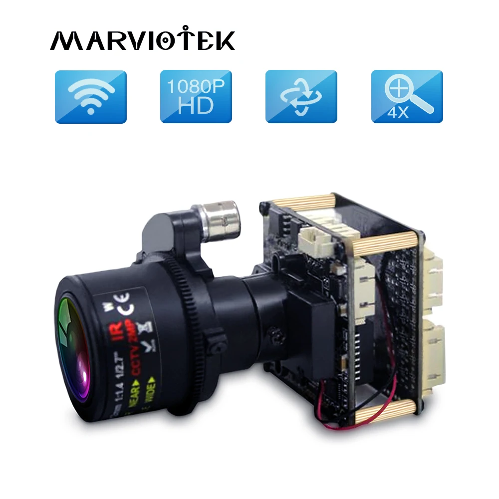 

5MP ip camera wifi module 1080P ip cameras ptz motorized zoom Sony IMX178 security video surveillance camera with wifi port