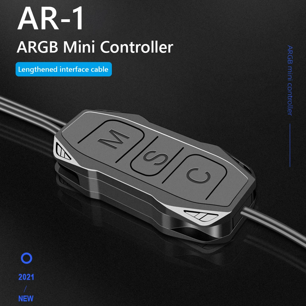 

COOLMOON Ar-1 5 в 3-контактный кабель мини-контроллера Sata Argb для ПК