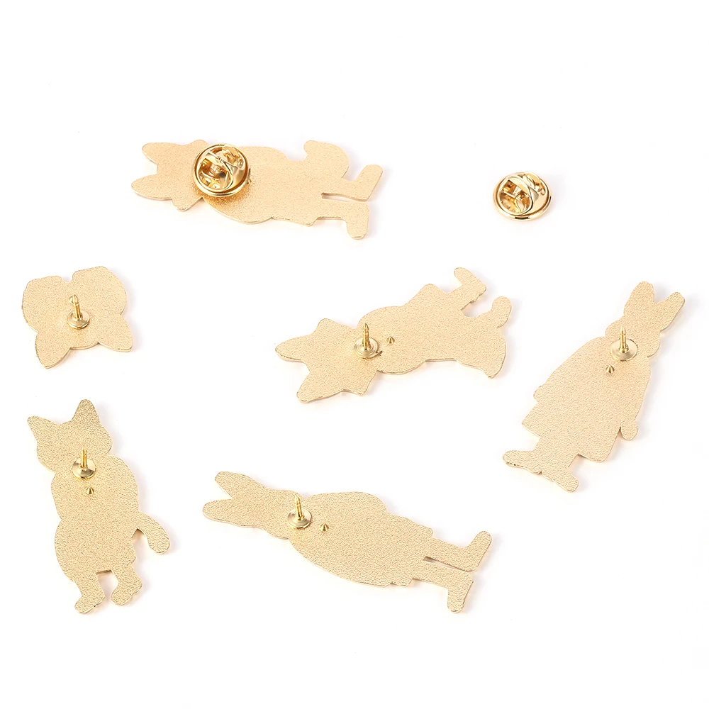 Креативная Лисичка эмалированная брошь лиса мистер MS Детские Броши одежда