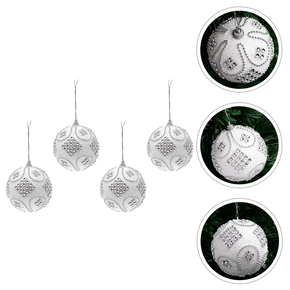 

4 шт., Новогодние подвески для ёлки