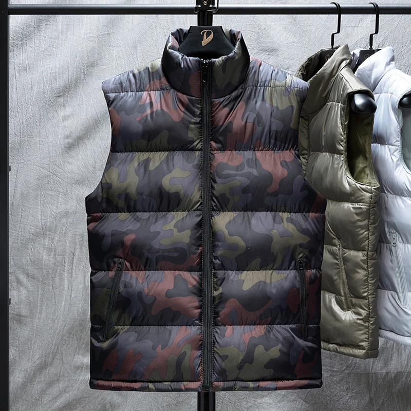 Мужская жилетка осень зима повседневная однотонная с карманом куртка топ пальто