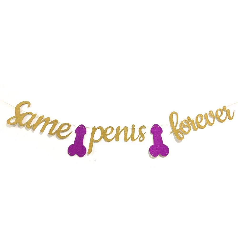 Золотой блестящий Навсегда Баннер гирлянда флажки для девушек украшение