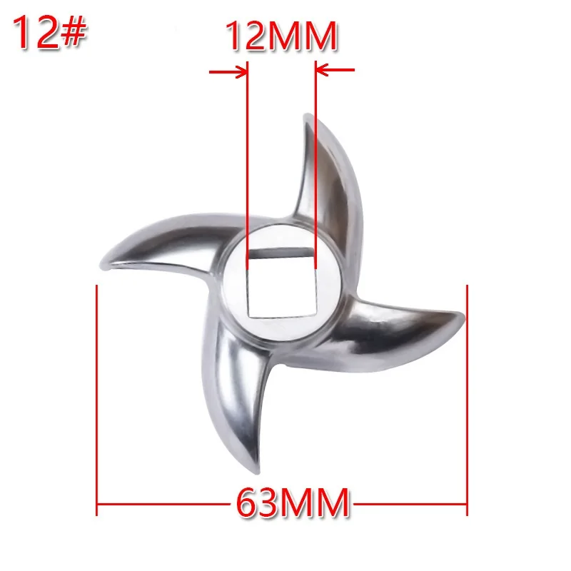 12 лезвий для мясорубки нож из нержавеющей стали резак замена шлифовальных машин