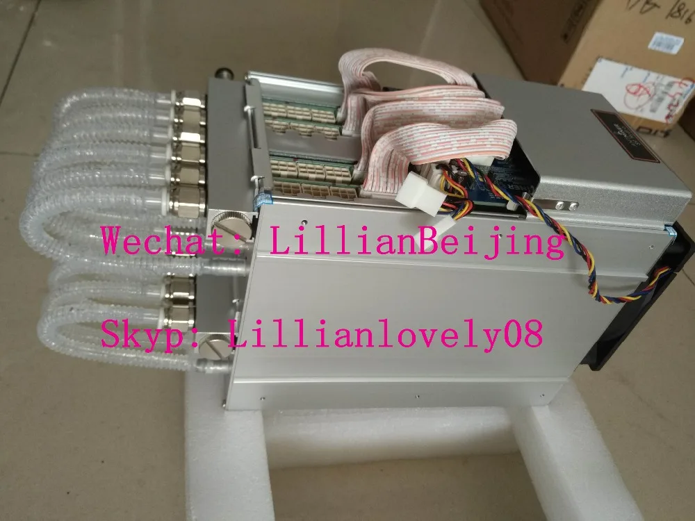 Водяное охлаждение Майнер AntMiner S9 18T ASIC Майнер для биткойнов BTC горная машина bitmain s9 гидро посылка