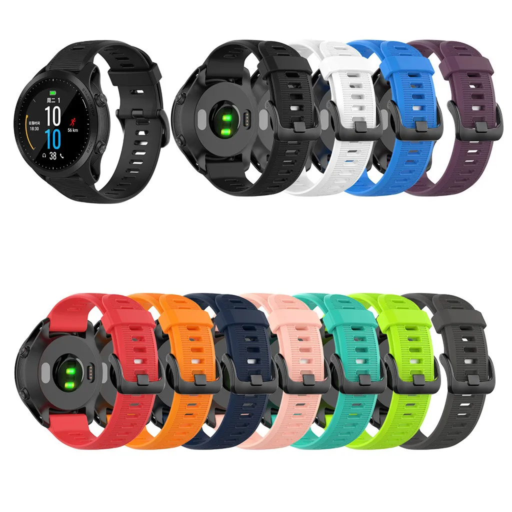 Сменный силиконовый ремешок для Garmin Forerunner 945/935/Fenix 5/Plus модный браслет умные