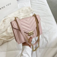 strip chain shoulder crossbody messenger bag for women 2021 new high quality sac a main female chain handbags purses qualited