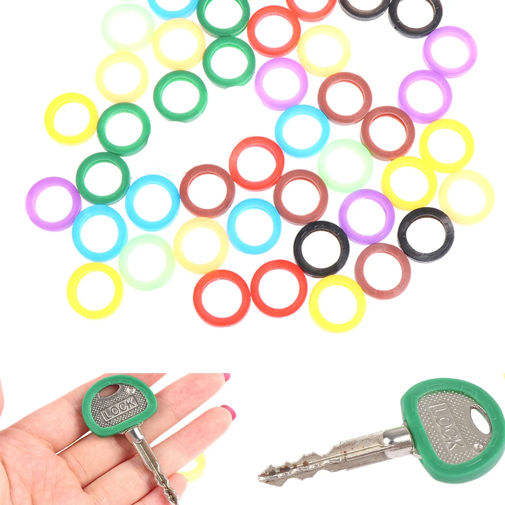 Круглые мягкие силиконовые полые многоцветные резиновые замки - Цена: 172,29 руб.