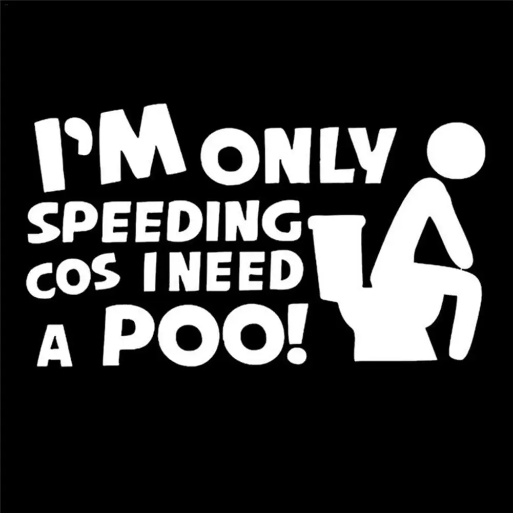 Стикер автомобиля креативный я только превышение скорости потому что мне нужен