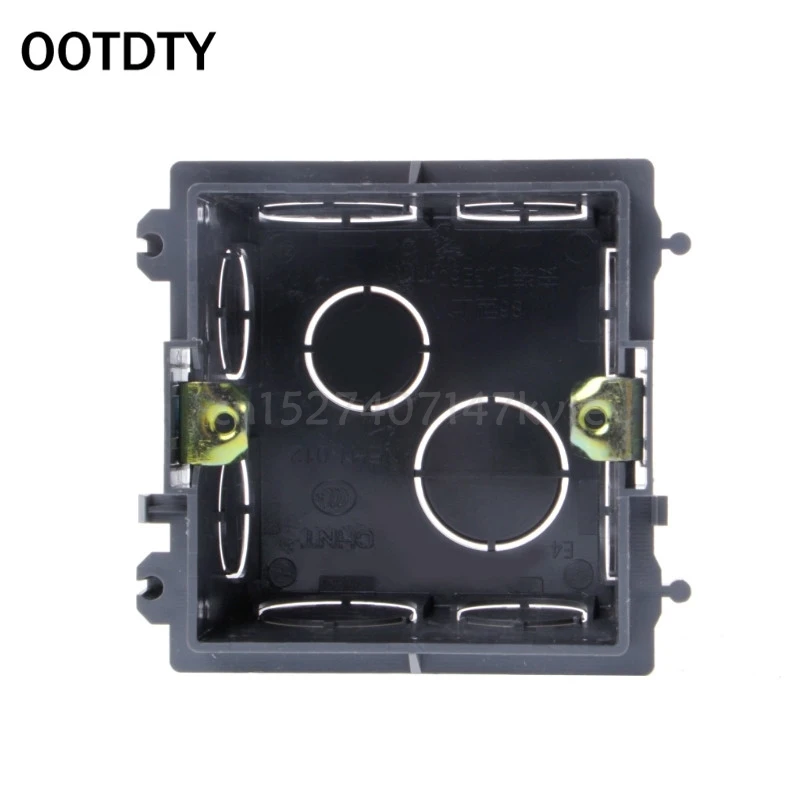 Черная настенная Кассета из ПВХ 86 типов для розетки|Боксы| |