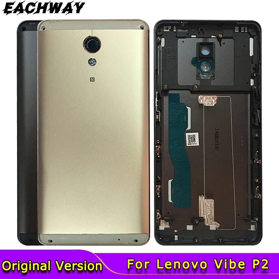 

New Lenovo Vibe P2 P2c72 P2a42 Battery Door Housing Back Cover For Lenovo P2 Battery Cover Rear Housing Case Replacement Parts