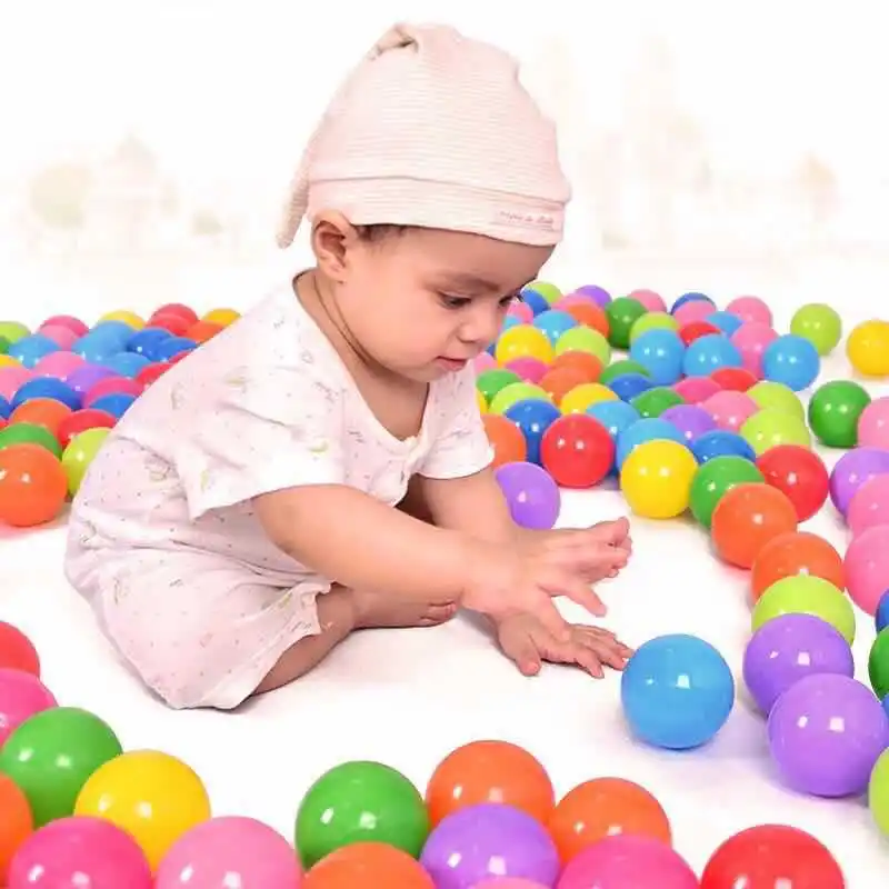 

HOT! 50/100Pcs Baby Toy Ocean Ball Safe Non-toxic Tasteless Colorful Ball Toys Promote Your Baby's Understanding of Color