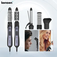 kensen hair dryer brush automatic hair curler professional curling iron hair straightener hot comb hair styling tools blow dryer