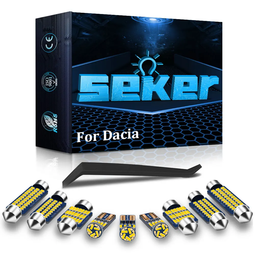 

Seker Canbus For Dacia Duster Dokker Logan MCV Express Pick-up U90 K90 F90 L90 l52 Lodgy J92 Sandero B90 B52 LED Interior Light