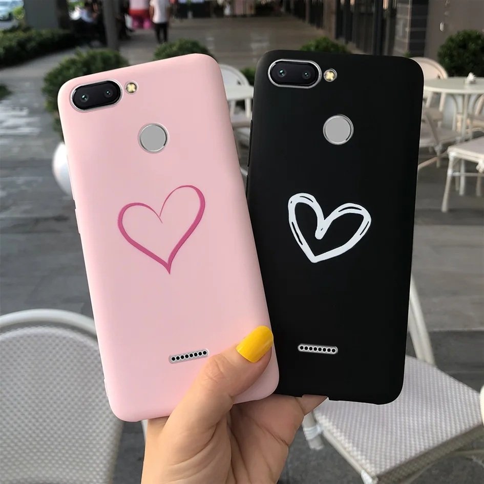 Цветной милый чехол с животными для Xiaomi Redmi 6 из ТПУ силиконовые чехлы принтом Redmi6