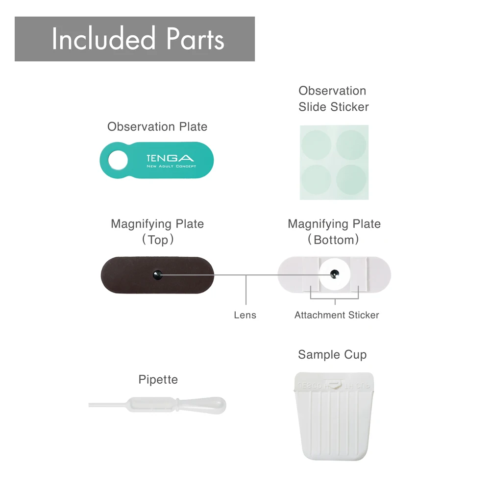 Набор для наблюдения за мужской лупой TENGA набор состоянием здоровья со