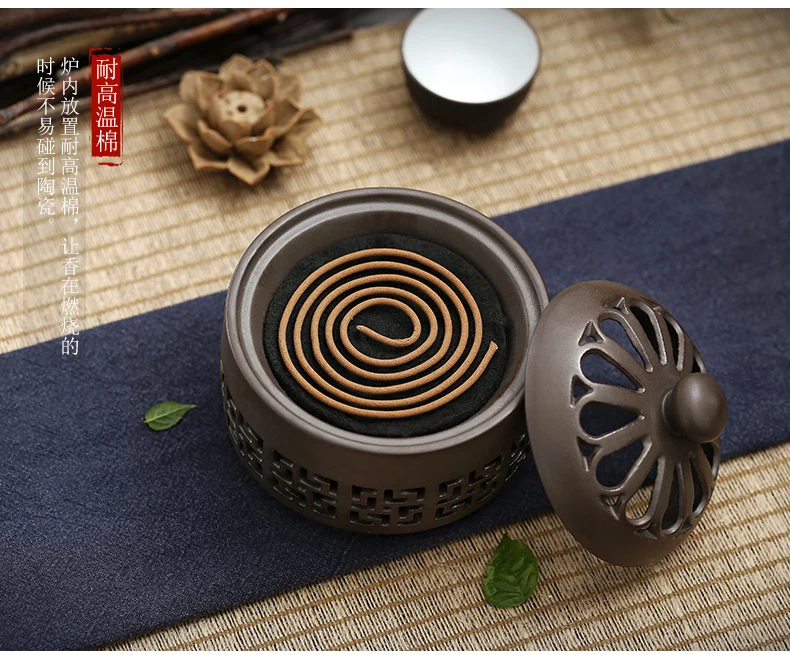 Портативный электрическая горелка ладана Керамика кадило арома-лампа Insense