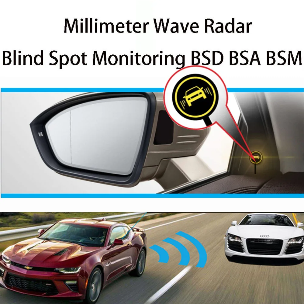 Система контроля и обгона слепых зон автомобиля BSD вспомогательный