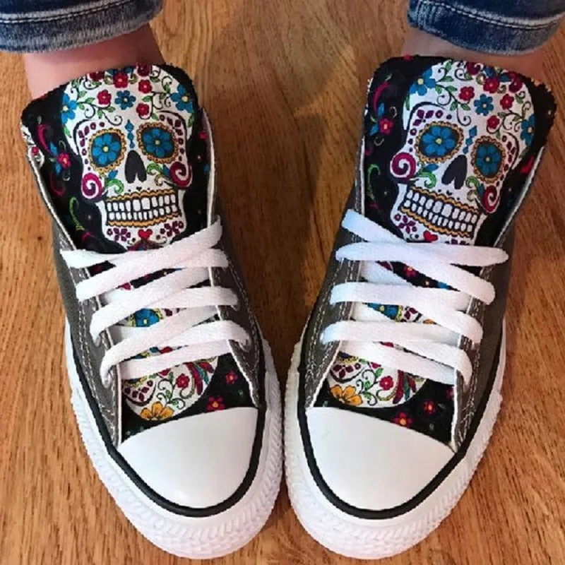 

2021 High Top Women Espadrilles Rubber Flat Canvas Shoes Platform Casual Sneakers Vulcanized Shoes Women Autumn Spring