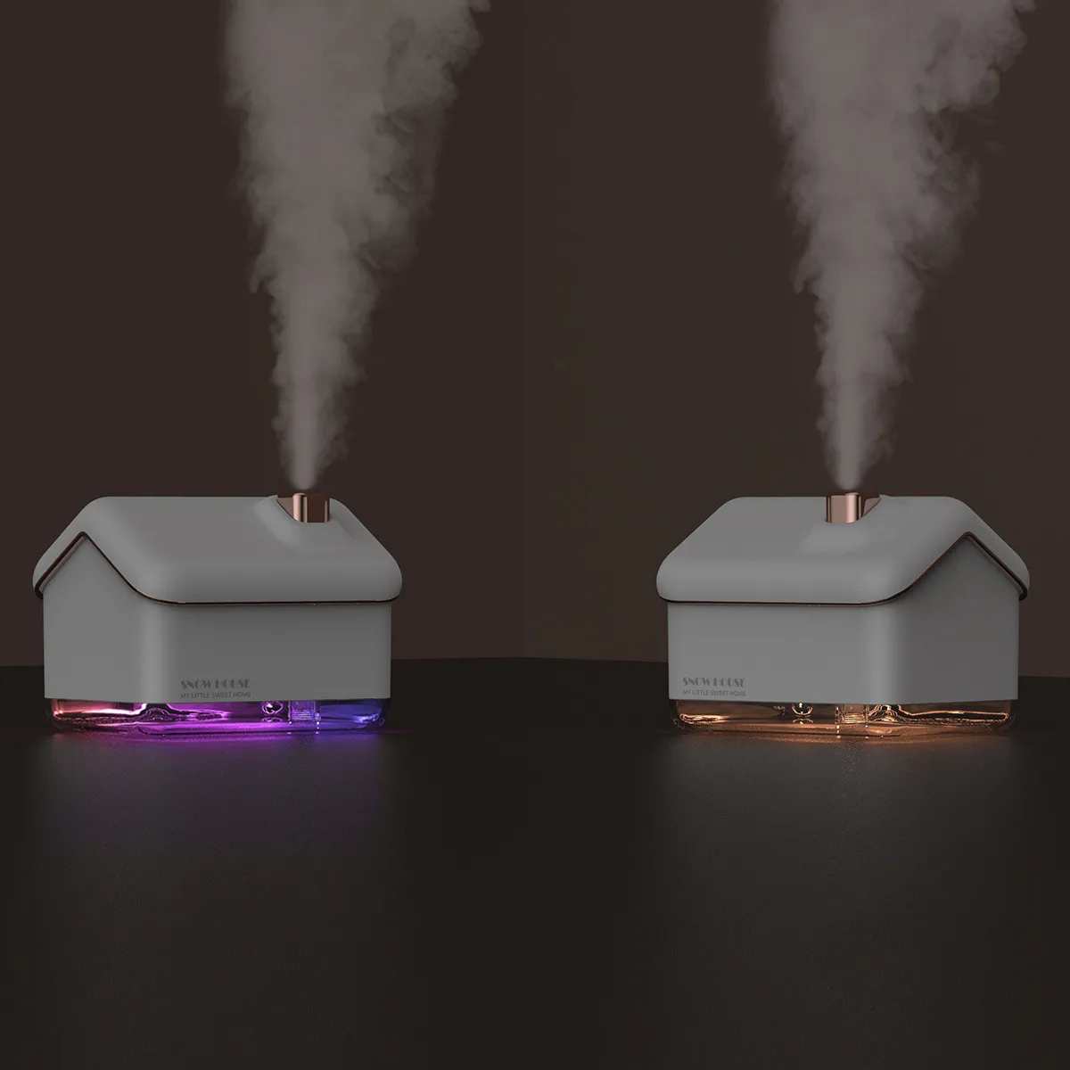 

New Snowhouse Mimi Air Humidifier USB Fog Bedroom Creative Christmas Gift Humidifier