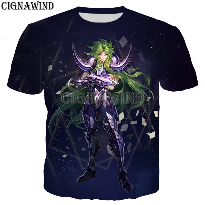 Футболка унисекс с 3D-принтом в стиле аниме Сен-Сейя/Золотые святые | Мужская