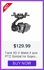 Таро GOPRO T-3D Характеристическая вязкость полимера металла 3-осевой бесщеточный шарнирный замок для экшн-Камеры GoPro Hero 4 Session TL3T02