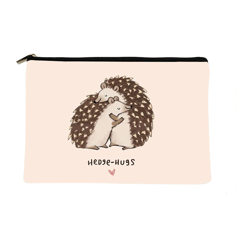 

Женская косметичка с принтом и изгородью, Модный женский органайзер для косметики с принтом, дорожная цветная Сумочка для хранения