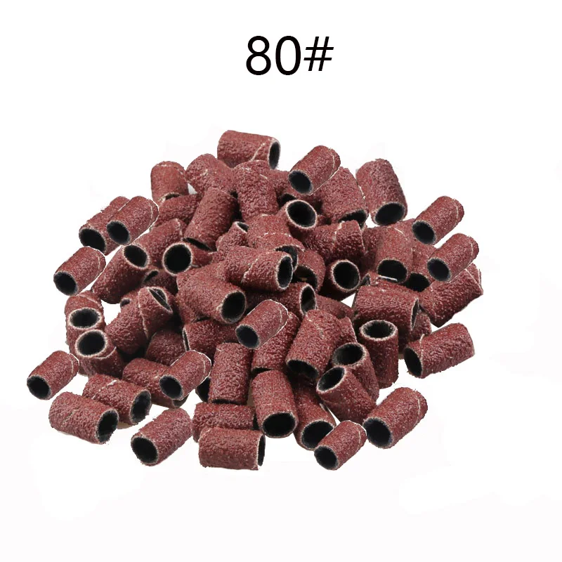 300 шт. 80 &quot120&quot 180 &quotШлифовальная ленточная пилка для ногтей электрическая дрель