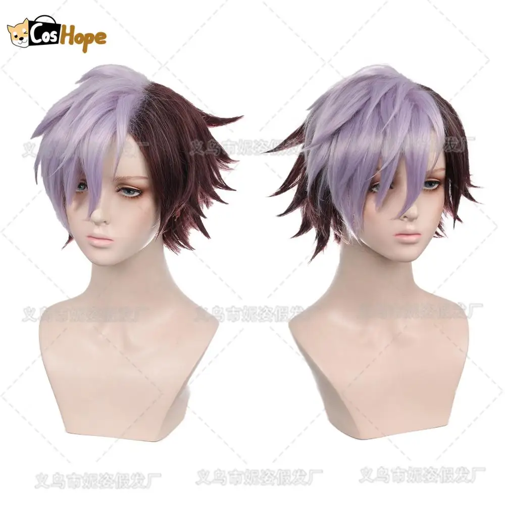 Мужские термостойкие синтетические парики Tsuchigomori Короткие для косплея из аниме