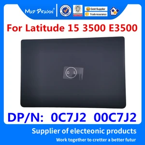 new original 15 laptop lcd back cover lcd rear lid top case black for dell latitude 3500 e3500 00c7j2 0c7j2 460 0fy07 0001 free global shipping