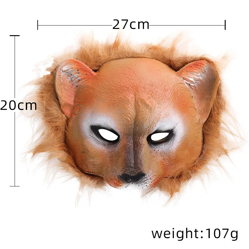 

Halloween Cosplay Leopard Masks Anime Mask For Face Headgear Lions Cosply Costumes Props Party Full Face Mask Scary