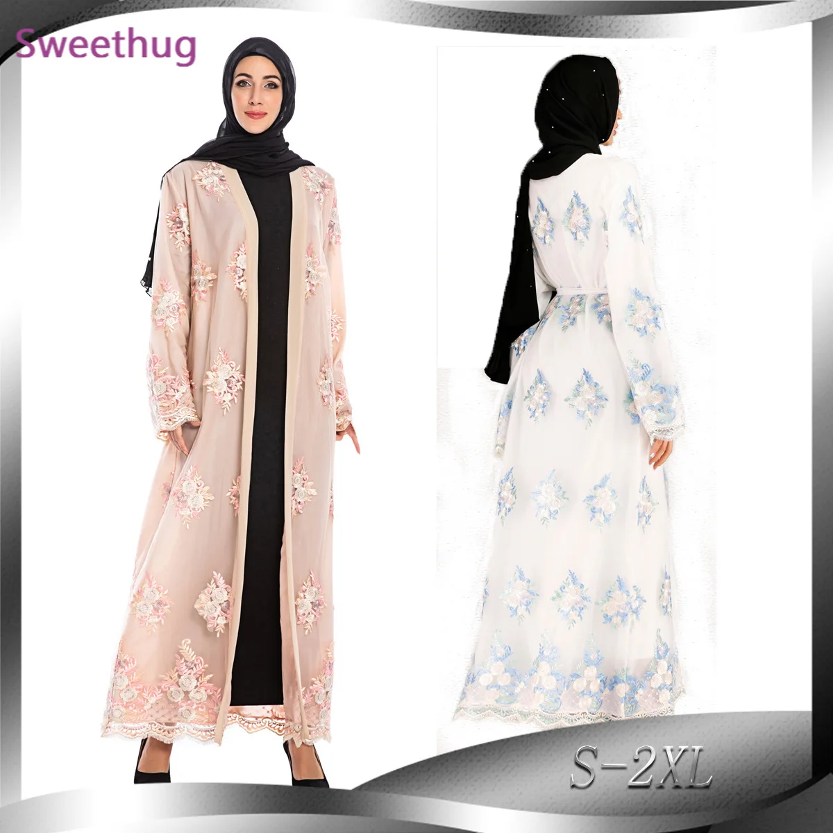 

Muslim Women Dubai Ramadan Kimono Abaya Hijab Dress Caftan Turkish Islamic Clothing Kaftan Robe Musulman Bangladesh Abayas Islam