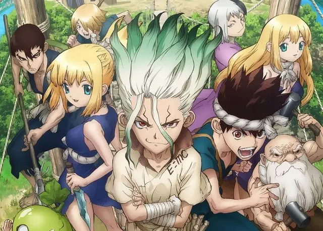 

Adventure Fantasy Anime Senku Ishigami Japan Comics Picture Quality Canvas Painting Posters Kids Room Living Wall Art Home Decor