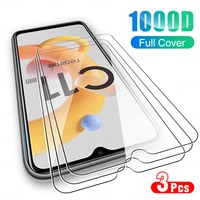 3Pcs Protective Glass For Realme C11 2021 Screen Protector For oppo realme c21 c25 c15 redmeC11 Clear Protective Film