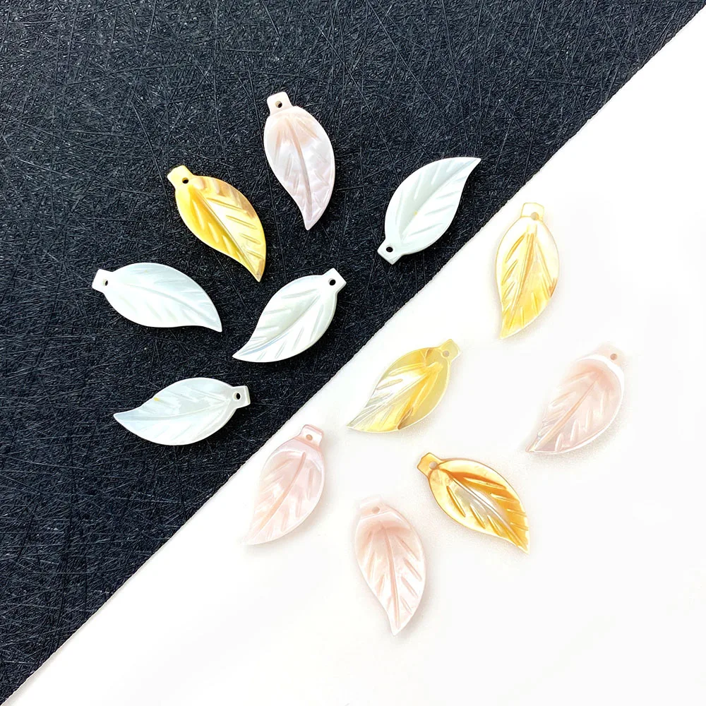

3pcs/bag Natural Shell Flower Beads Pink High Quality Pearl Shells for DIY Making Bracelets and Necklace Accessories Jewelry