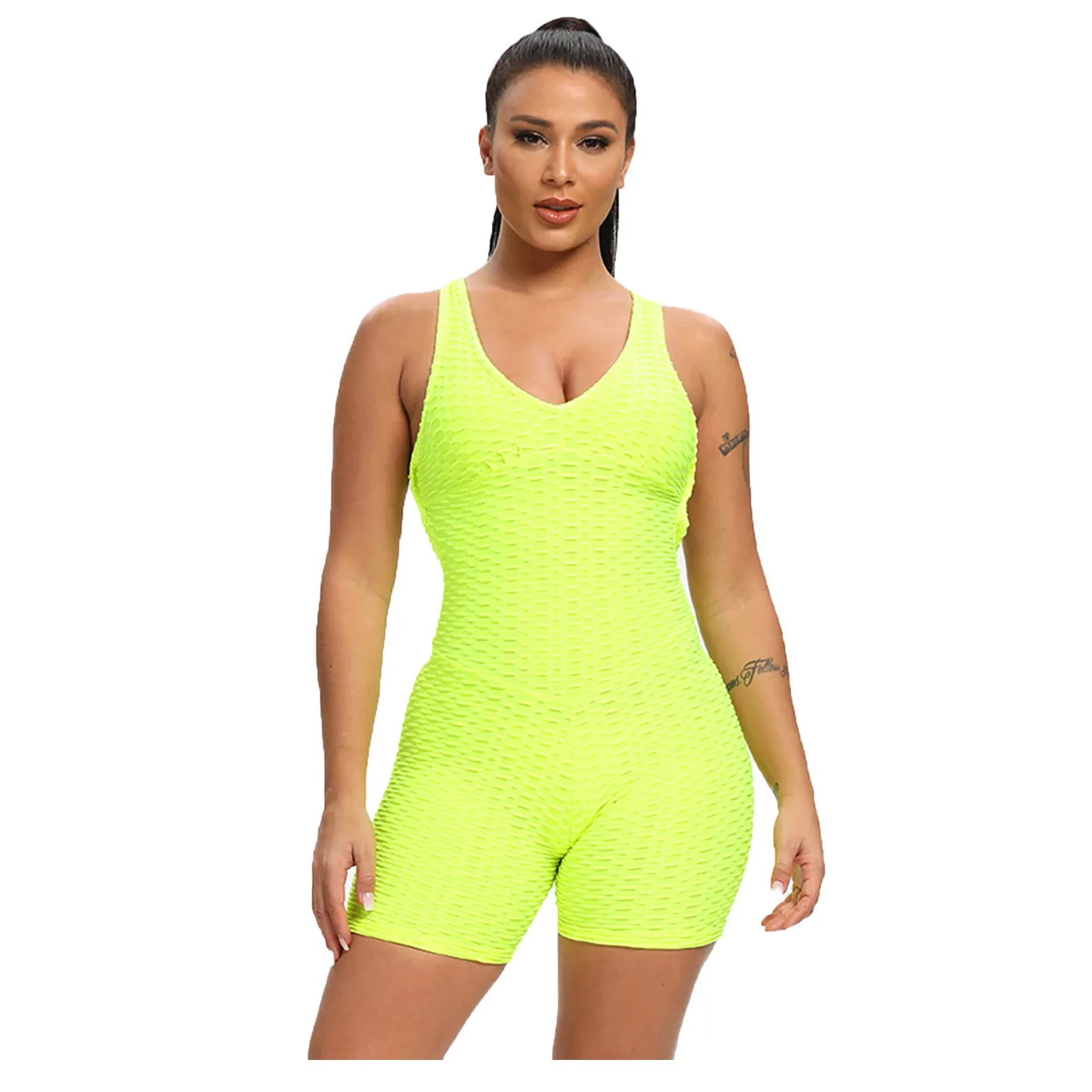 

Sagace 2021 New Yoga Pants Women's Bubble Hip Lifting Exercise Fitness High Waist Jumpsuits Seamless Yoga Pants