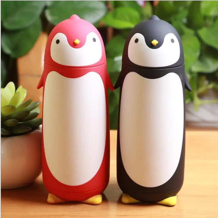 

Cute Penguin Stainless Steel Thermos Vacuum Flasks Kid's Cartoon Thermal Insulation Water Bottle Sweet Gift for Children